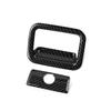 2x Carbon Fiber Copilot Storage Box Handle Cover Trim For Toyota Camry 2018-