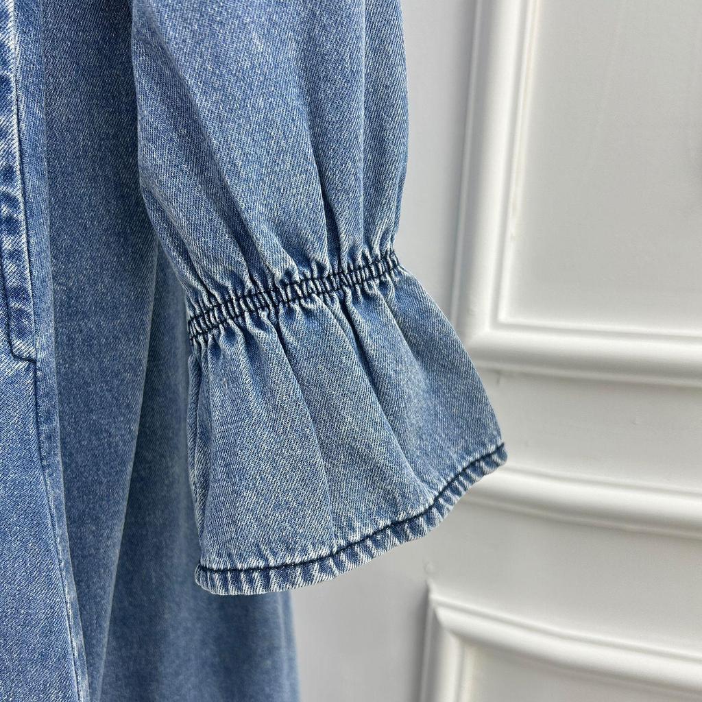 Aiyirui Commuter Denim Dress 1164
