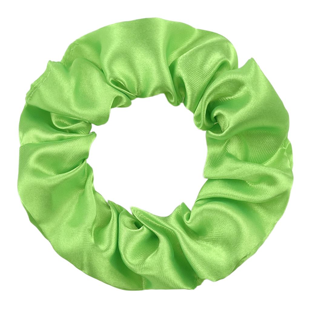 Seidensatin Scrunchies Damen Einfarbig Haargummi Elegant Pferdeschwanzhalter Gummiband Elastisches Haarband Haaraccessoires