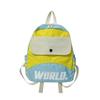Kids Letter Small Travel Bag With Color Blocking Pattern For School And Outings