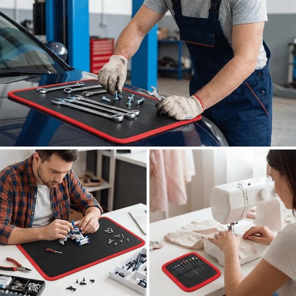 Strong Magnet Magnetic Parts Organizer S/M/L Magnetic Storage Mat Organizer Tool Trays Garages