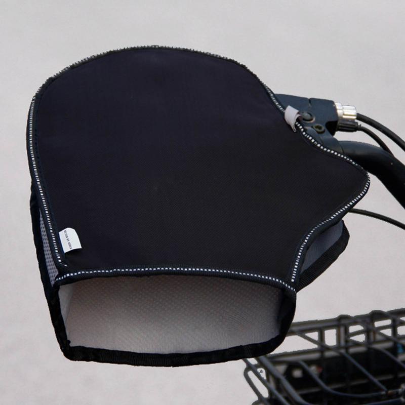 Motorcycle Handle Grip Muffs Mesh Motorcycle Riding Mittens Reflective Design Breathable Summer Waterproof Handle Gloves For Men