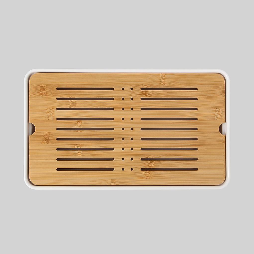 Milne Rectangular Tea Board (33x19cm) Recycled Bamboo Tea Board