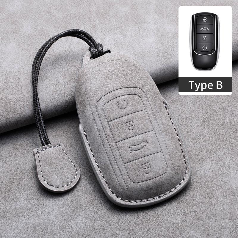 New Sheepskin Car Key Remote Case Cover Shell For Chery Tiggo 4 5X Exeed Txl Tx Lx For Tiggo 7 8 Pro 8 PLUS Arrizo Accessories