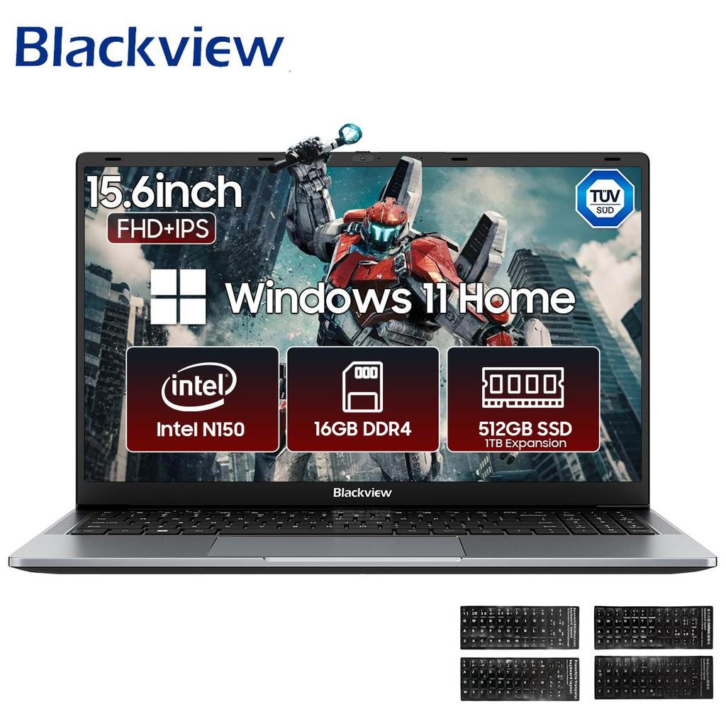 Blackview AceBook 6 Gen Intel N150 Laptop 15.6inch 16GB+256/512GB Notebook