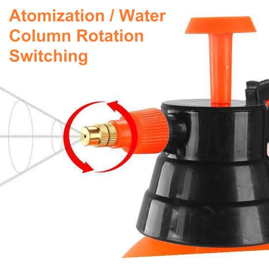 Ręczny opryskiwacz butelkowy 0,5 galona/0,8 galona pompa z regulowaną dyszą dla