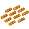 Yellow Mould Springs Heated Bed Compression Die Spring 10mm OD 25mm Length Compatible with Creality CR 7 CR 8 CR 10 CR