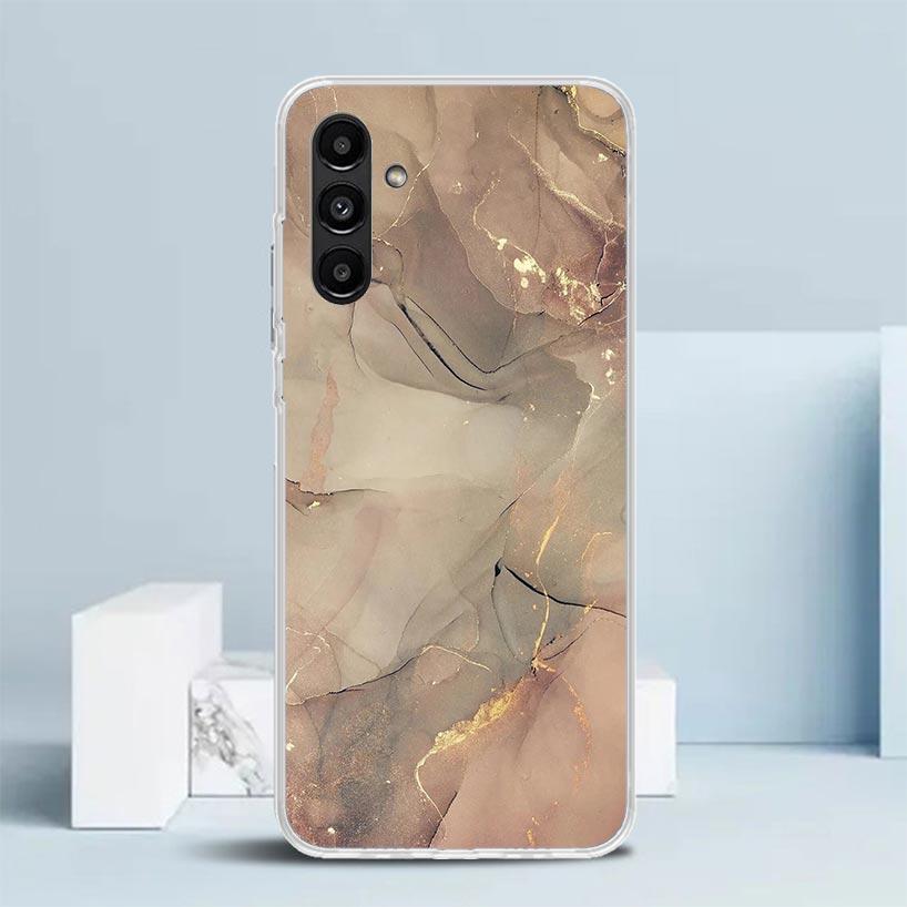 Granite Marble Phone Case For Samsung Galaxy A17 A37 A57 A16 A15 A14 A13 A56 A55 A54 A53 A36 A35 A34 A33 A26 A25 A24 A23 Galaxy
