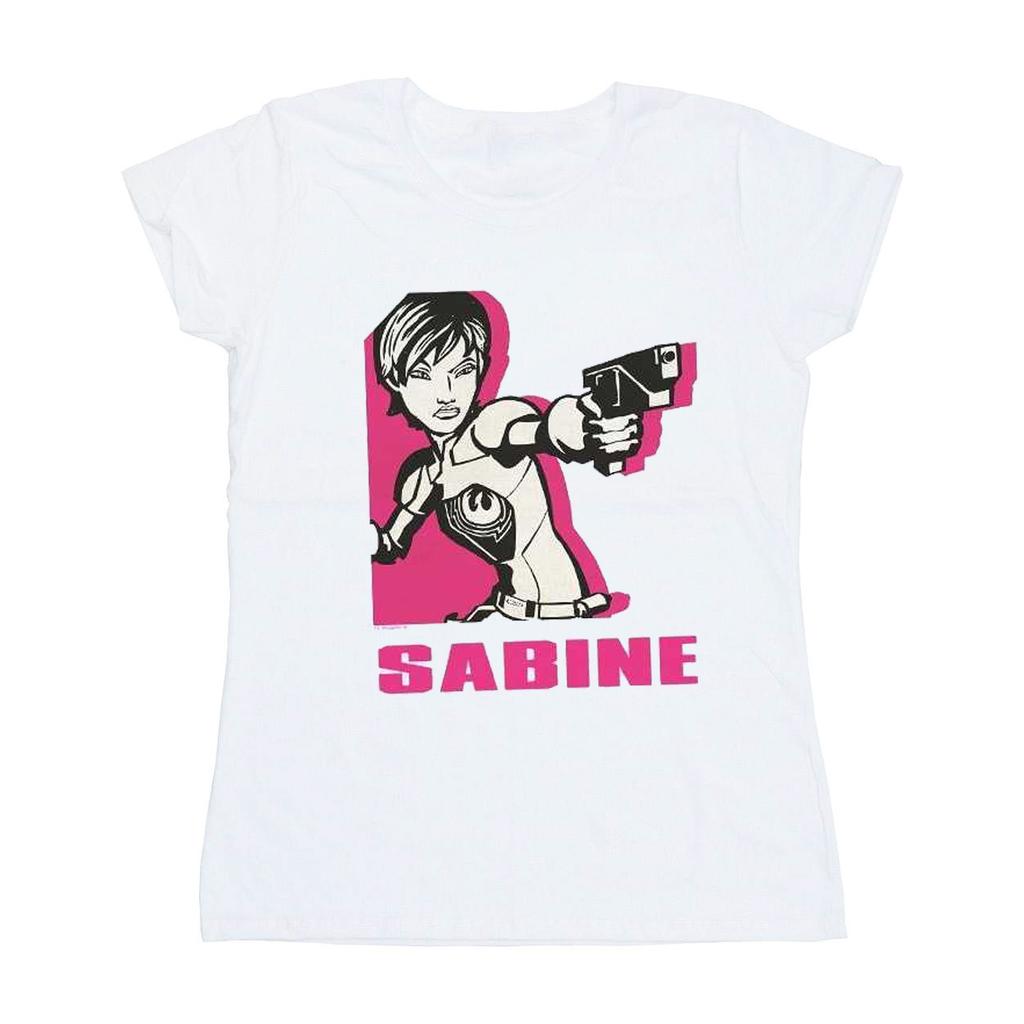 Star Wars Womens/Ladies Rebels Sabine Cotton T-Shirt