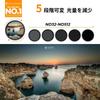 CONCEPT 52mm Variable ND Filter Made in Japan with AGC Optical HD Low Nano and Ideal for Video and Landscape Photography K&F ND32-ND512, X-Shaped,