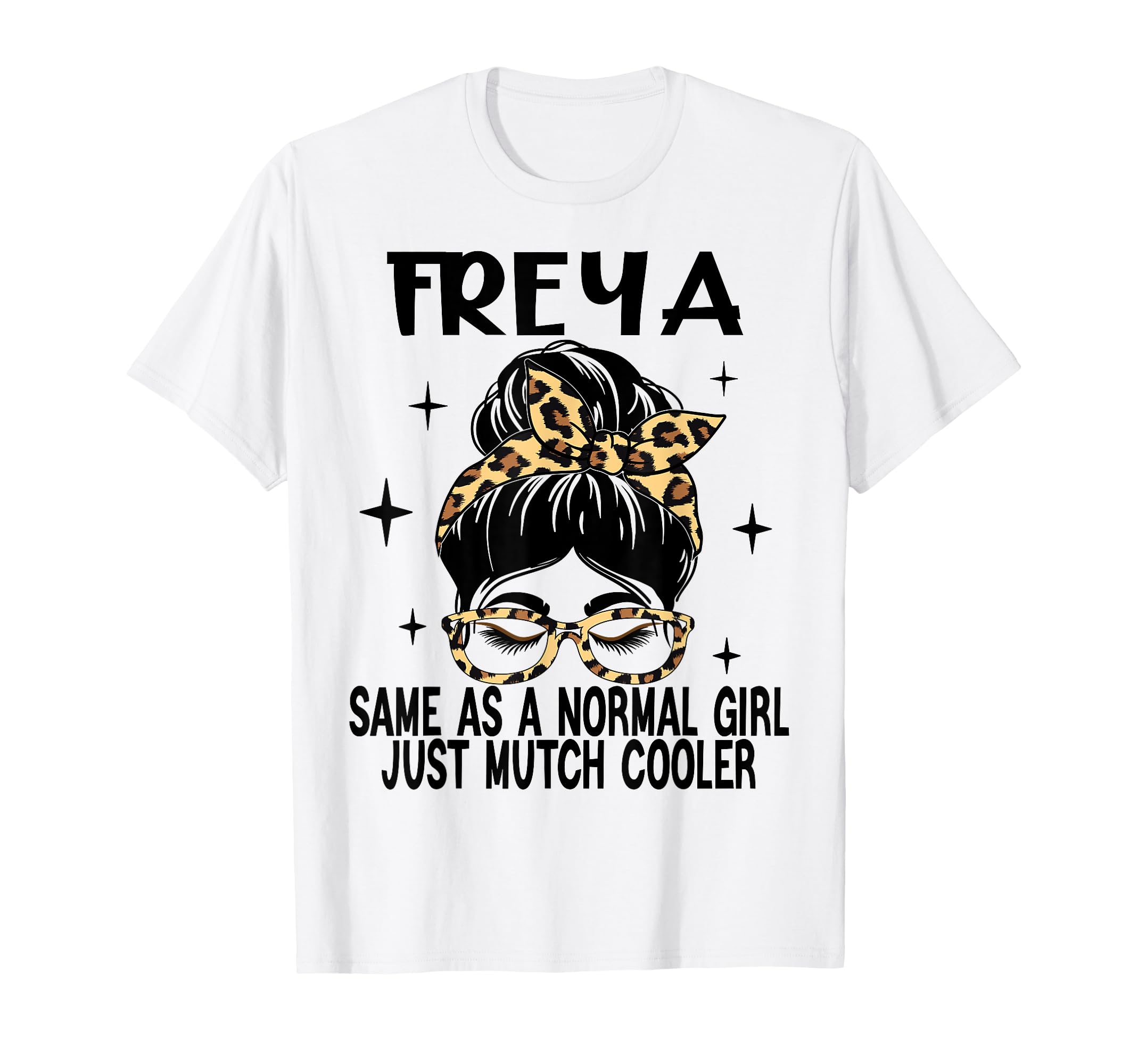 

Костюм FREYA Милый Определение Имя Футболка FREYA белый