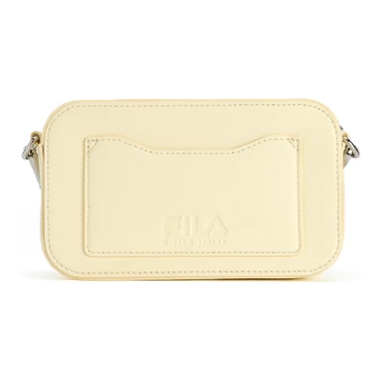 New FILA Silicone Shoulder Bag Crossbody Bag Extra Small Women's Apricot Light Yellow F13W438166FYE