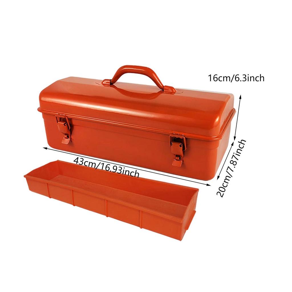 Tool Box Anti Impact Portable Storage Organizer for Cameras Garage Traveling Blue