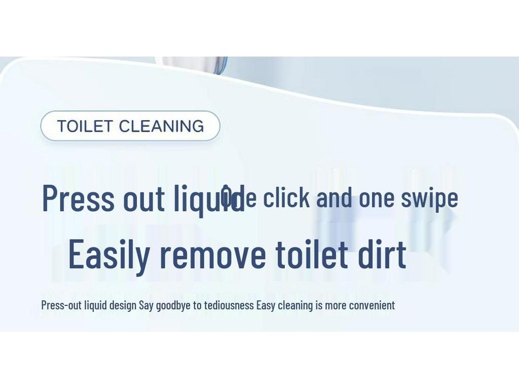 Perie de toaletă drăguță cu ventuză, montată pe perete, în formă de rață, cu dozator de lichid