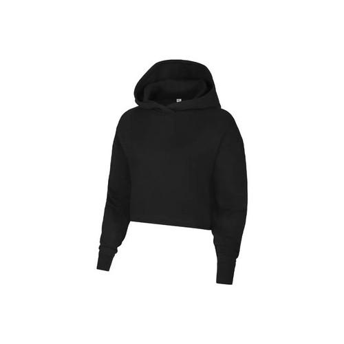 

Nike Solid Color Cropped Long Sleeve Crop Top Sweatshirt for Women in Black EU S чорний
