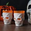 Halloween LED Skull Wine Glasses - Spooky Decor with Luminous Lights
