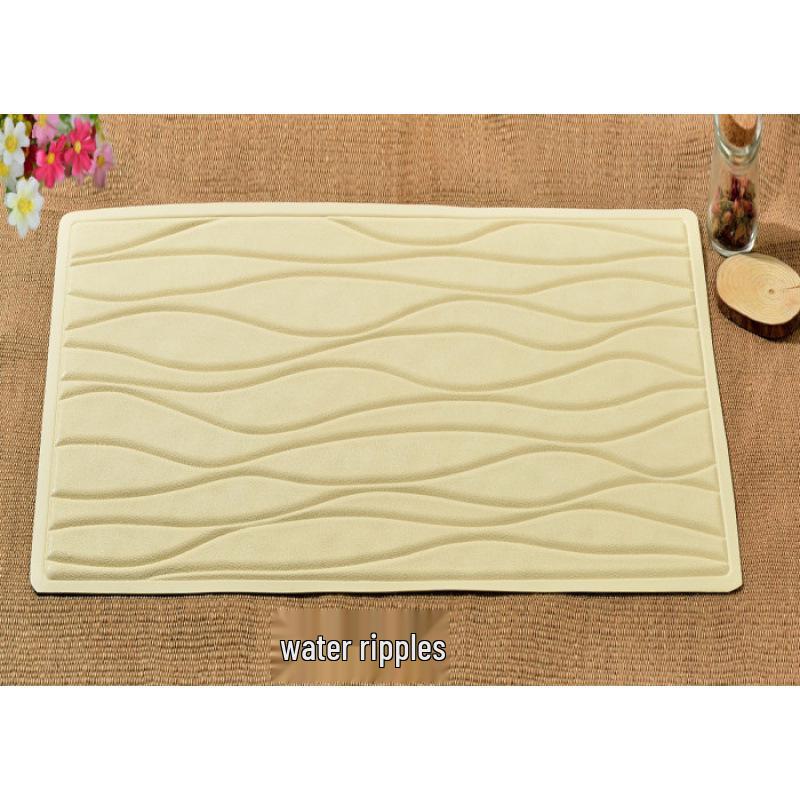 European-Style Anti-Slip Rubber Bathroom Mat for Hotels and Guesthouses