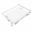 White Bed Tray Cable Management Nightstand Organizer Space-Saving Bedside Shelf  Top Bunk