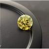 1.90 CT Round Yellow 8.50 MM Diamond D Color VVS1 Brilliant Excellent 1 PCS
