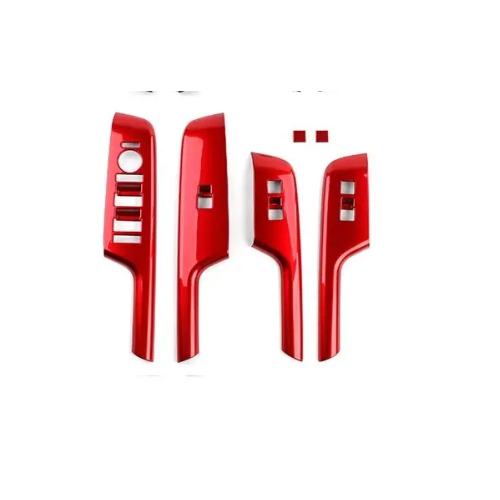 For Hyundai Kona SX2 2026 2026 Wood Grain Door Armrest Pad Decal Window Switch Button Cover LHD