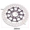 Brake Disc Rotor Motorcycle CNC Aluminum 260mm 3 Hole 5 Hole Pitching 70mm 59mm Floating Disc for  Yamaha BWS WISP Motorbike