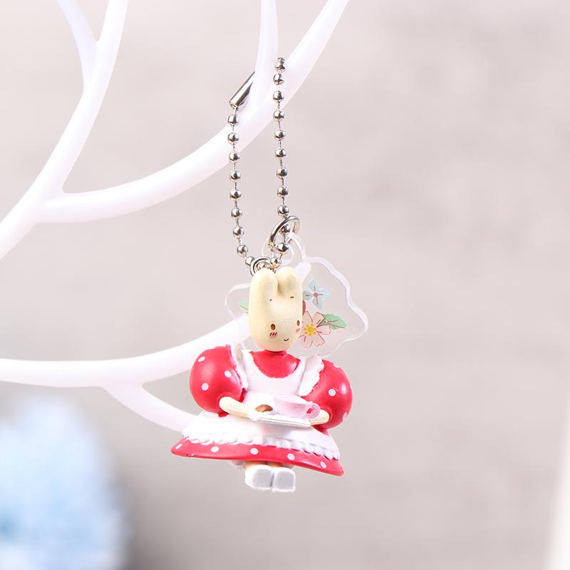 8Pcs  Rabbit Pendant Keychain Blind Box Egg Capsule Cartoon Key Pendant Children'S Toys