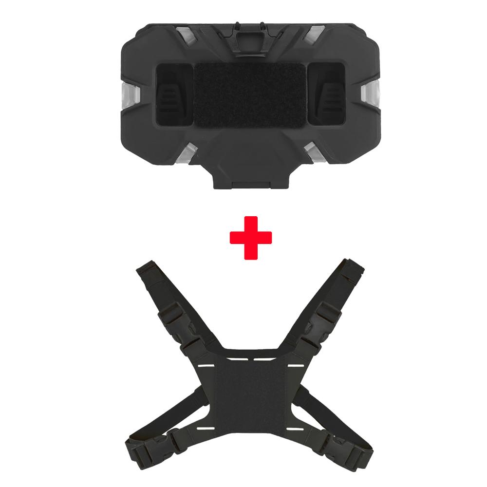 NEW Tactical MOLLE Folding Navigation Board Airsoft Map Case Mobile Phone Holder, Vest Chest Fixed Strap for Airsoft Accessories