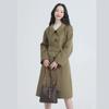 Feng Xun 100% Wool Belted Double-Faced Long Coat