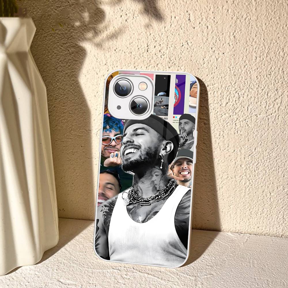 Epc Music R-Rauw Alejandro Rap Tempered Glass For Iphone 14 13 12 11 Pro Mini XS MAX 14Plus X XS XR Cover