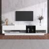 Lowboard TV Cabinet, Modern TV Stand with 3 Drawers and Open Storage Compartment, TV Board with Ample Storage Space, Color Block Design