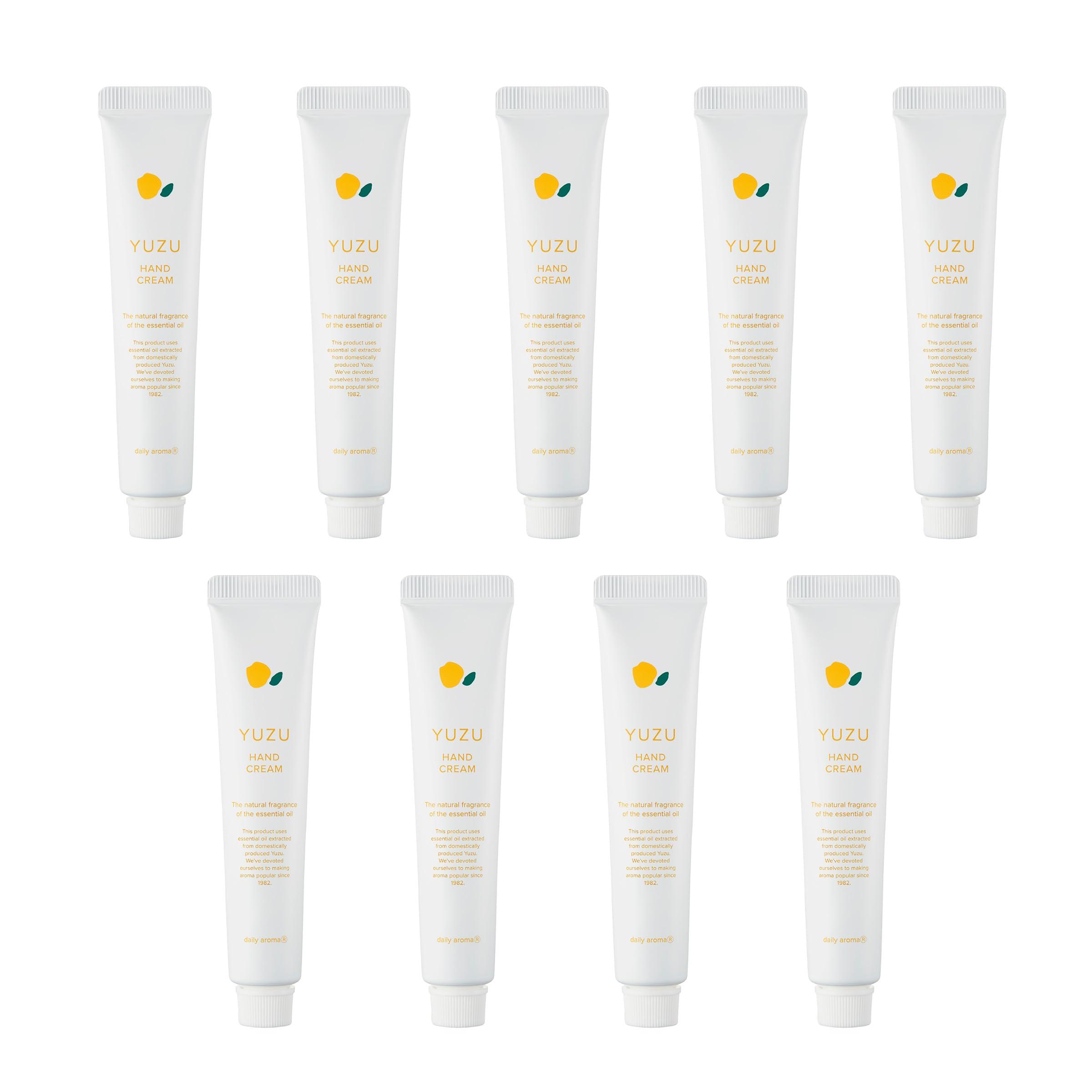 

Daily Aroma YUZU Hand Cream Mini x 9 Сделано в Японии Yuzu Yuzu Citrus Увлажняющий уход за руками Подарок Подарок (20г флаконы) сладкий лимон