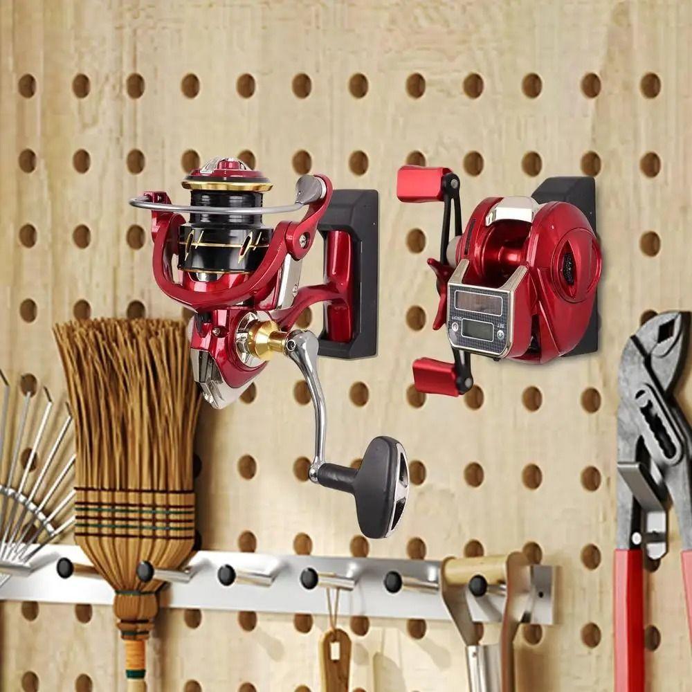 ABS Wall Hanger Lightweight Fishing Bracket Portable Reel Holder  Storage
