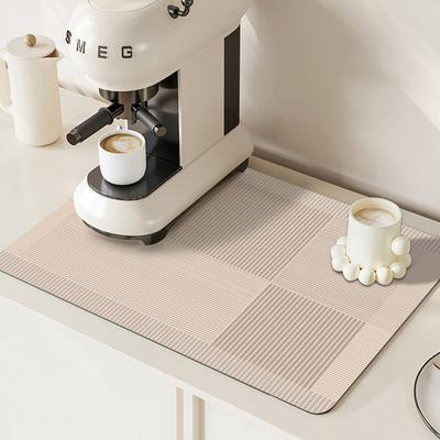 Super Absorbent Mat Exquisite  Kitchen Mat Antiskid Draining Coffee Dish Drying Mat Quick Large Dry Bathroom Drain Pad Tableware