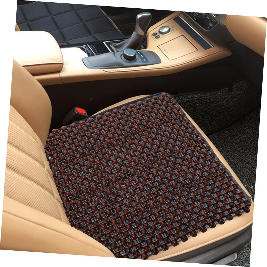 LIFKOME Wooden Bead Comfort Car Seat Wood Bead Seat Wood Bead Seat Wood Bead Auto Seat Car Seat Cushion, Cushion, Cover, Pad, Cover, Cushion, Cushion,