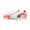 Puma  Ultra 5 Ultimate FG Unlimited Pack Women Sneakers White Black Glowing-Red 108160-01