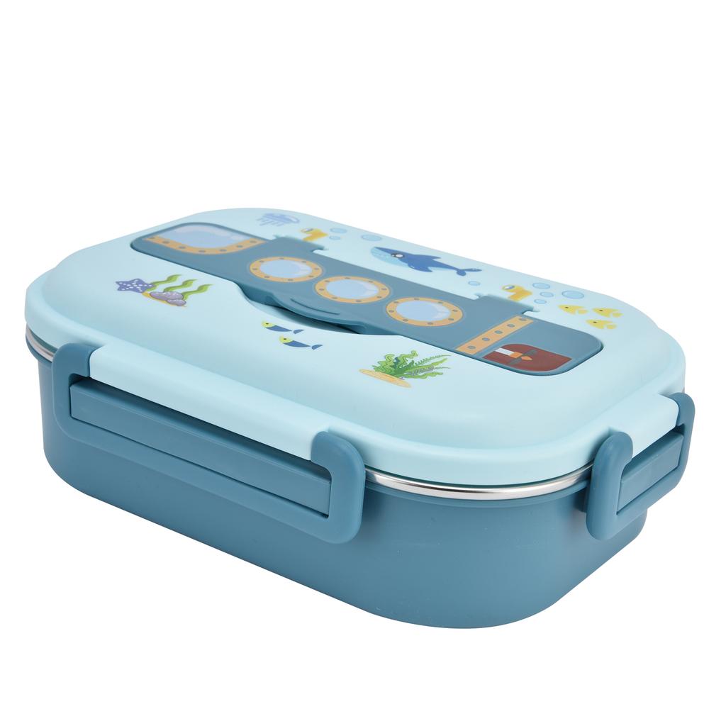 Lunch Box Stainless Steel Sealed and Insulated Lunch Box LeakProof Cartoon Lunch Box for Kids Adults