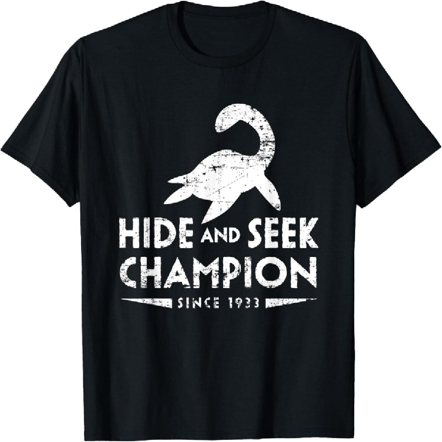 

Loch Ness Monster Hide and Seek Champion Since 1933 Shirt T-Shirt XXXXXL чёрный