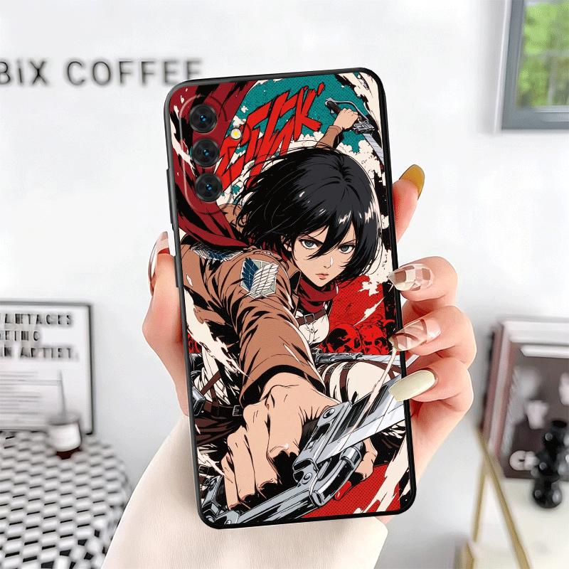A-Attack On T-Titan Mikasa Soft Phone Case for Samsung A17 A37 A57 A16 A26 A36 A56 A15 A25 A35 A55 A14 A24 A34 A54 A13 A23 A33 A