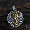 Retro Nordic Men's Life Tree Pendant - Fashionable Men's Life Tree Design Necklace