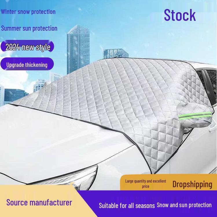Thickened Winter Windshield Cover: Anti-Freeze, Anti-Frost, Sun Protection & Heat Insulation