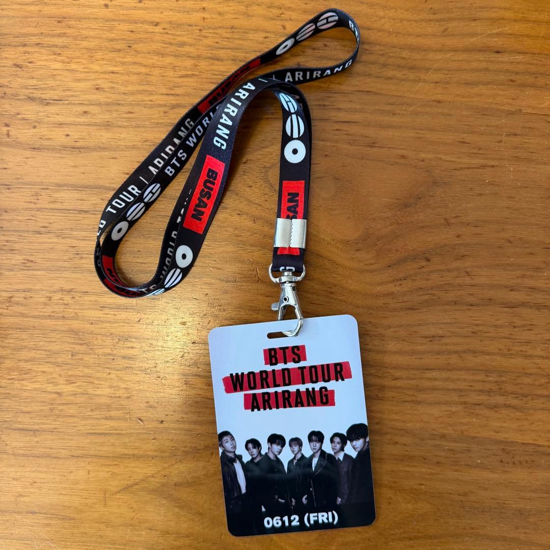 [USED] BTS ARIRANG Busan VIP Soundcheck Lanyard