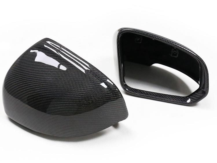 Carbon Fiber Replacement Rearview Mirror Cover for Volvo S60, V60, XC40, and S90