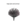 Retractable Extendable Spider Web Duster Medium Stiff Bristles Household Cleaning Tool for Corner Window Ceiling Cobweb