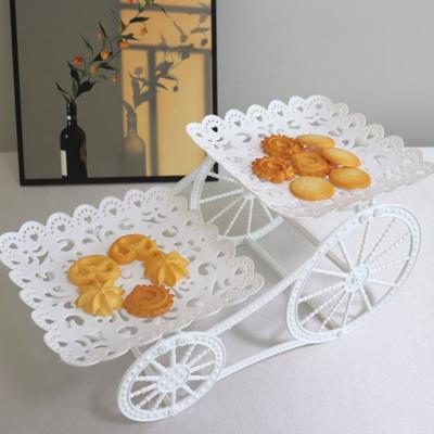 High Quality Dessert Tray Dining Table Bread Dish Snack Storage Candy Party Creative Home Fruit Light Luxury Cake Display Rack Dessert Rack