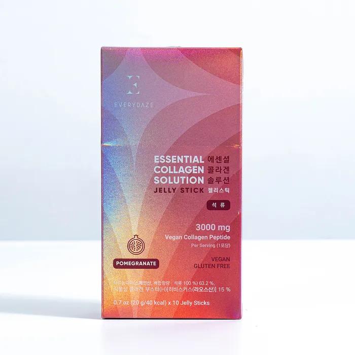 

Vegan Collagen Jelly Stick Pomegranate 20g 10 Sticks 1 Box
