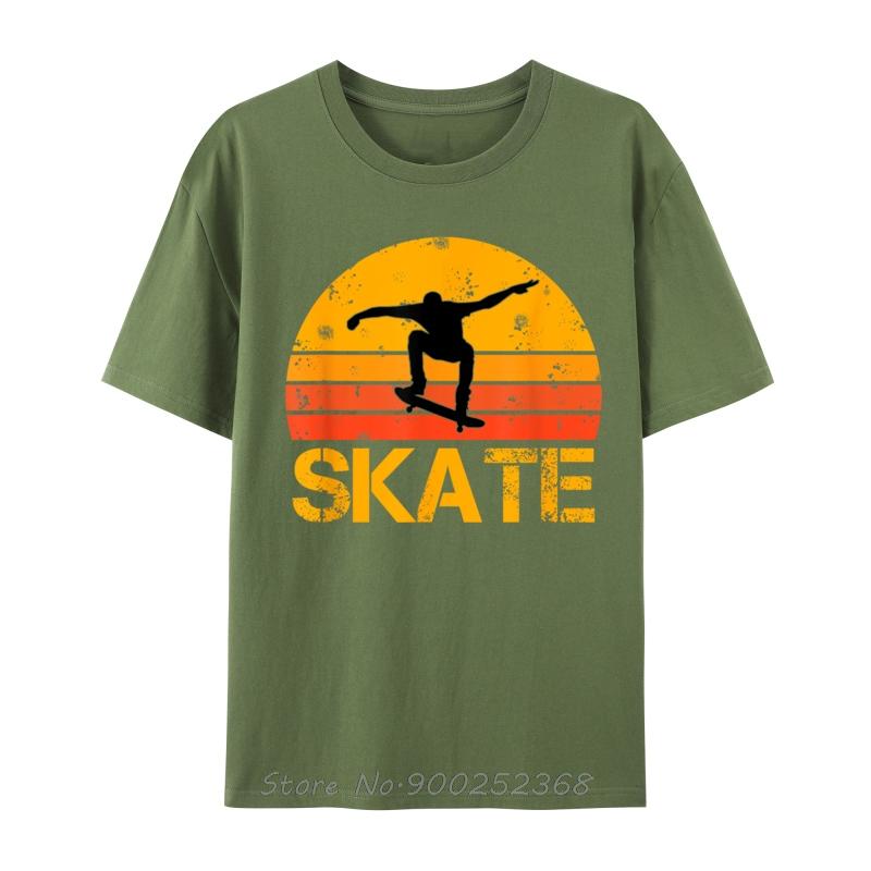Skateboarder Retro Vintage Skateboarding 2025 New Mens TShirt Fashion Fitness Tshirt Summer Casual Tees Men Oneck T Shirt
