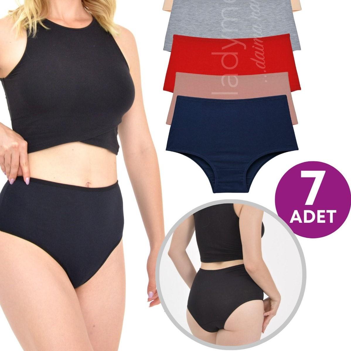 

Женские трусики норковые, красные, темно-синие, черные, белые, кожаные трусики с высокой талией, 7 шт., высокое качество