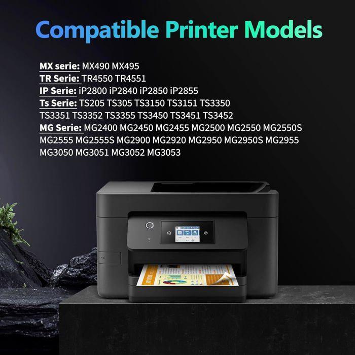 Cartouches d'encre - WYFYINK - PG-545XL - 2 Noir - Compatible Canon - Impressions nettes et durables