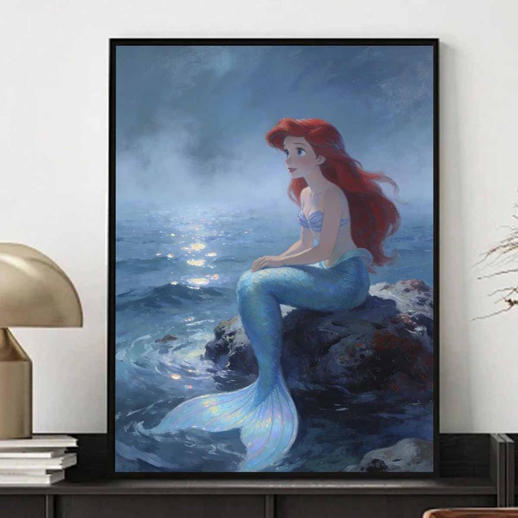 Disney The Little Mermaid Ariel Diamond Painting Art Mosaic Kit Handmade diy5D Home Decor Gift