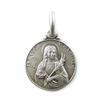 Saint Lucy Medal Pendant, Sterling Silver 925, 14mm, Made In Italy, Saint Coin